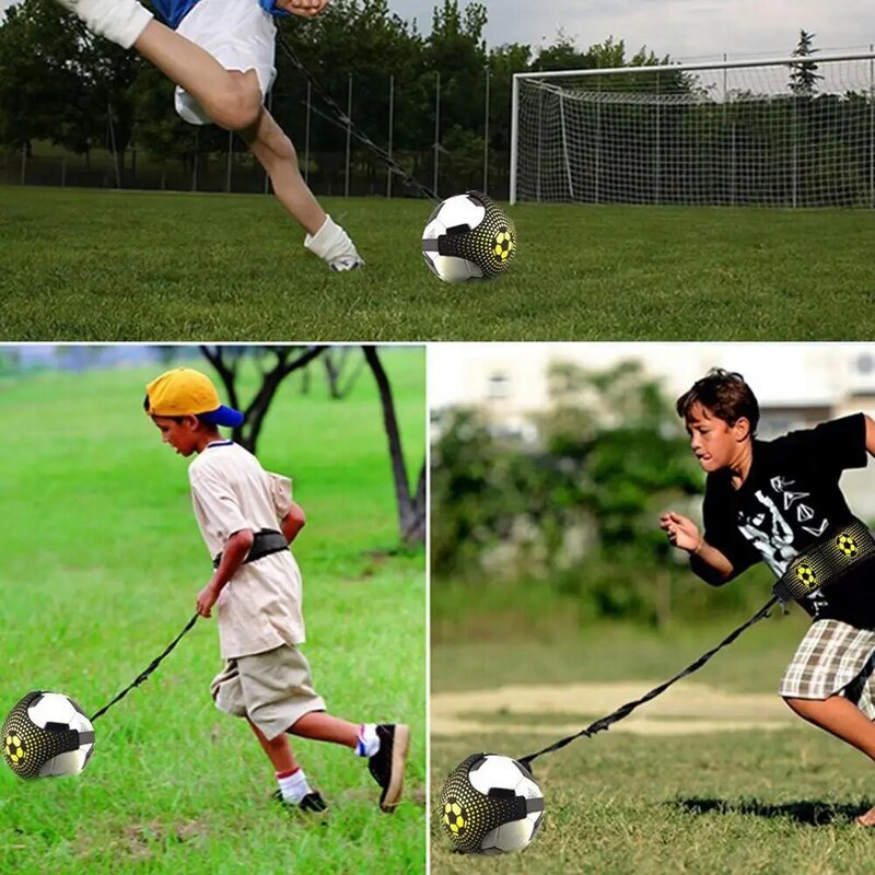 Soccer Juggling Balls Football Training Belt Soccer Trainer Kids Outdoor Sport Toys Fitness Games For Children Kids Adult