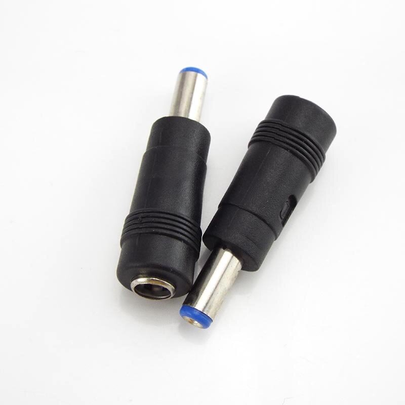 Conector fêmea para macho, adaptador de energia dc para pc e tablet, adaptador de tomada 5.5x2.5mm para 5.5*2.1mm