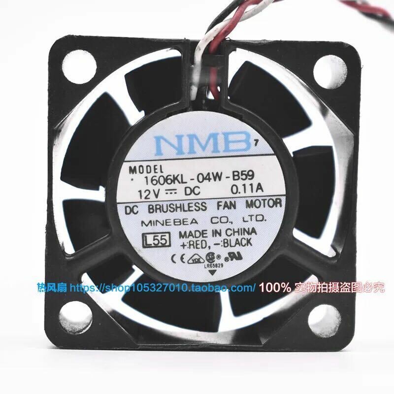 New original NMB 1606KL-04W-B59 12V 0.11A 4cm 4015 server power supply chassis cooling fan