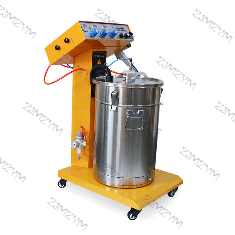 Máquina de tintura em pó eletrostática de 35w, sistema de experimento de pintura por pulverização elétrica com alta pressão, 220v