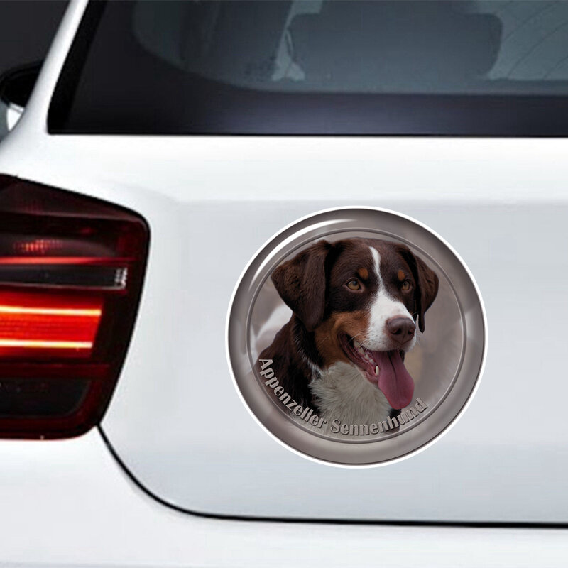 S61914# Appenzeller Sennenhund Self-adhesive Decal Car Sticker Waterproof Auto Decors on Bumper Rear Window Laptop Choose Size
