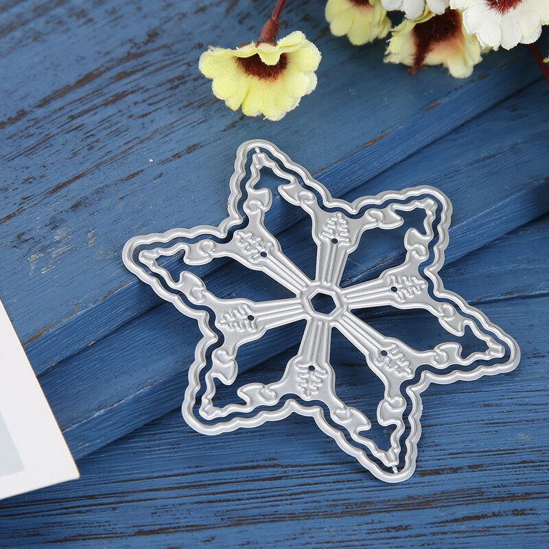 Unique Snowflake Hollowed Laciness Metal Cutting Dies For DIY Scrapbooking Crafts Card Album Making Embossing New 2019