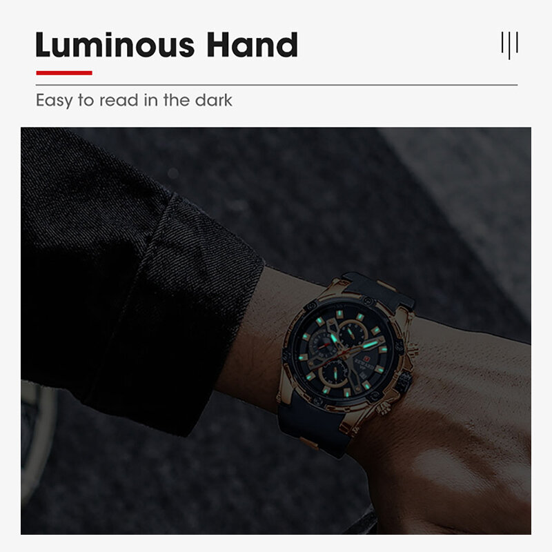 RECOMPENSA-relógio de pulso quartzo cronógrafo impermeável masculino, relógios azuis, relógio esportivo, marca superior, luxo, novo, 2021