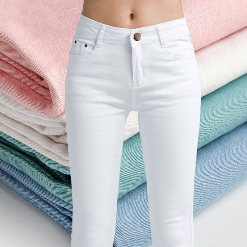 ผู้หญิงลำลองออฟฟิศทำงานกางเกง2019 Hot Selli แฟชั่น Street สวมกางเกงผู้หญิงกางเกงขายาวยืด26-32