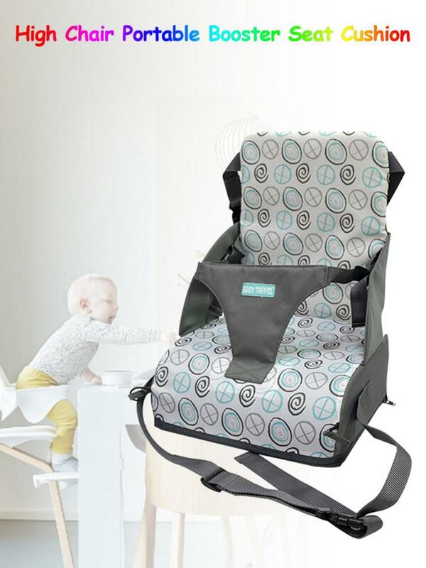 Kursi bayi portabel, sabuk keamanan kursi tinggi, kursi bayi, kain anti air Oxford, kursi makan, penopang portabel, mode kualitas tinggi