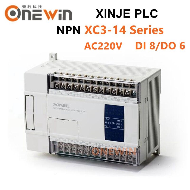XINJE XC3 серия XINJE XC3-14R/T/RT-E PLC модуль контроллера AC220V DI 8 DO 6 транзистор Новый в коробке