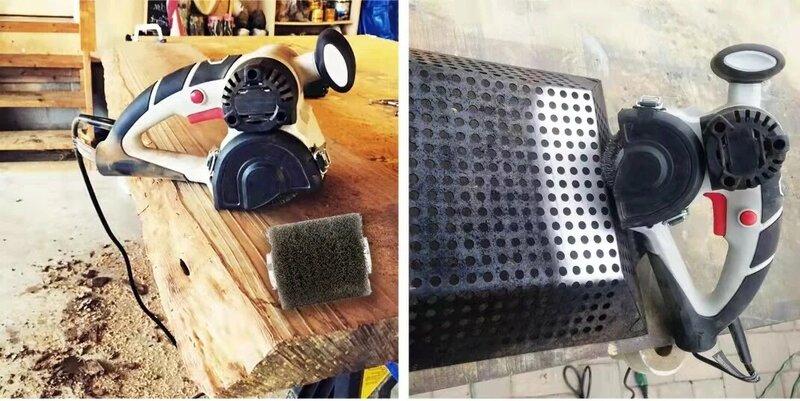1 stücke 115*100*19mm Nylon Schleif Draht Trommel Polieren Rad Elektrische Pinsel für Holzbearbeitung Metallbearbeitung