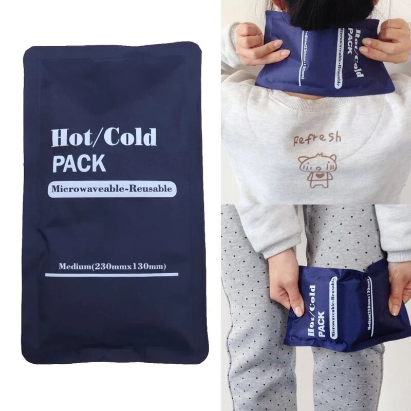 Hot/Cold Packs Water Re-usable Feze Microwave Boiling Water Cool Heat Convenient Bag Insulated Ice Pack Outdoor First Aid