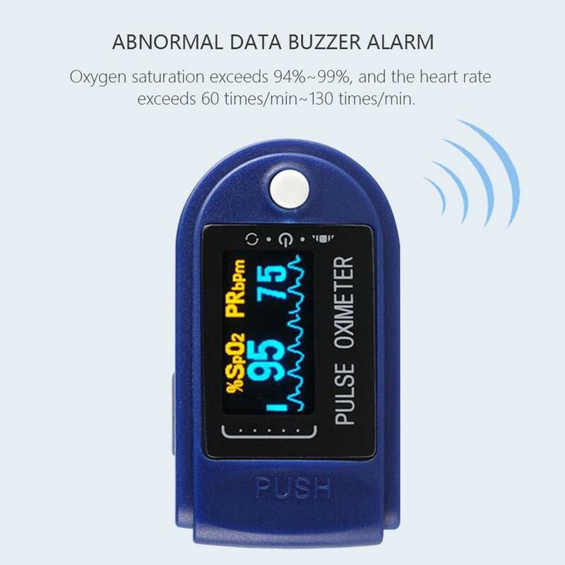 Portable Fingertip Pulse Oximeter New Home Blood Oxygen Saturation Monitor Low Power Consumption Automatic Standby Or Sleep