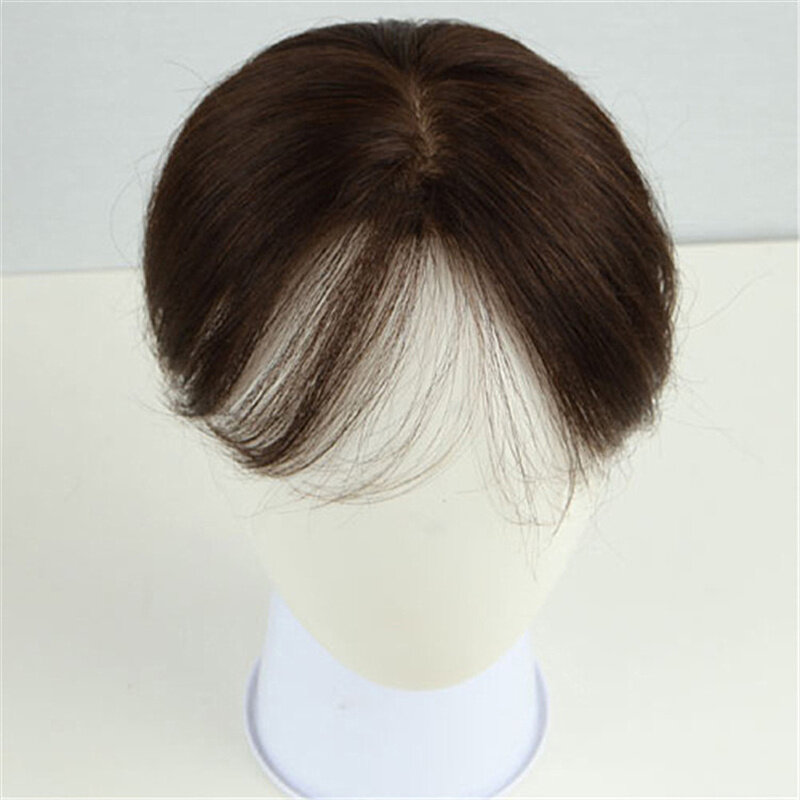 Halo Lady бразильская челка из человеческих волос челка на клипсах для увеличения объема волос для коротких волос