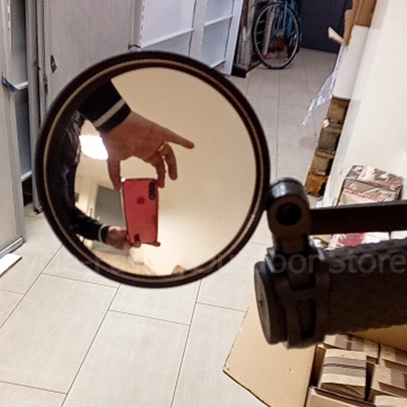 กระจกมองหลังด้านหลังดูกระจกพลาสติกสำหรับ Xiaomi M365 สกู๊ตเตอร์ไฟฟ้า Ninebot ES1 ES2 จักรยานด้านหลังขี่จักรยานสายคล้องกระจกสะท้อนแสง