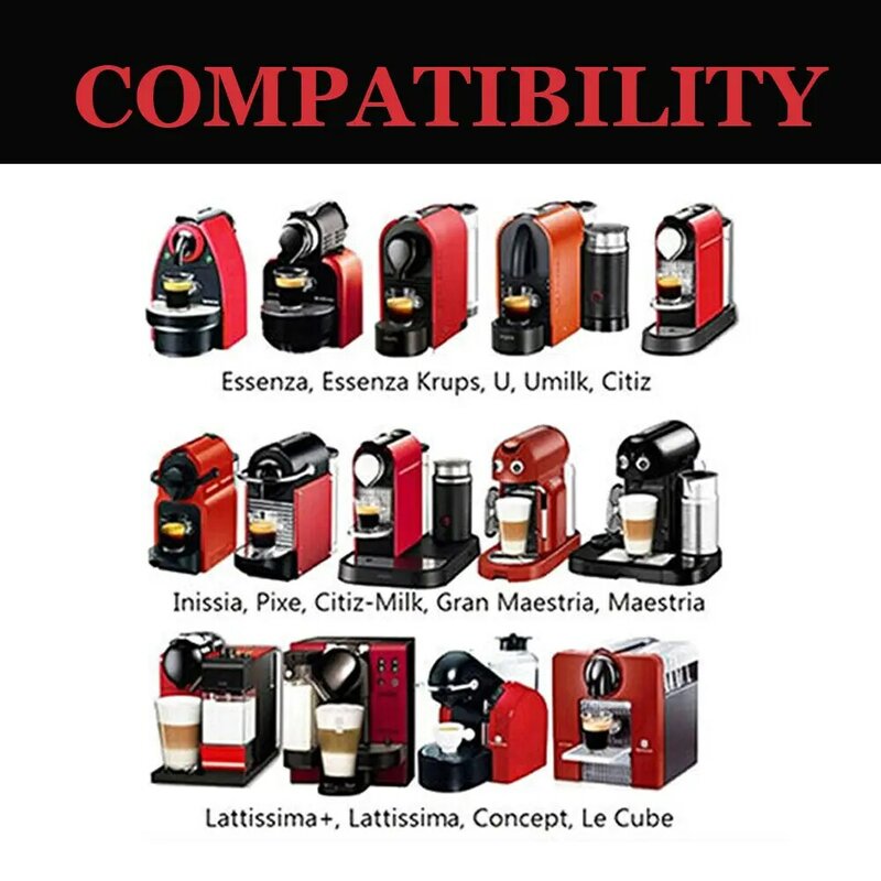 Icafilas-cápsula de café reutilizable para máquina Nespresso, filtro de malla inoxidable, rellenable, Espresso, compactador de cocina
