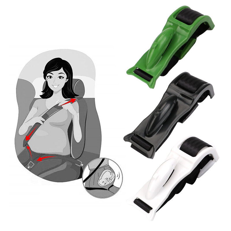 Cinturón de seguridad de asiento de coche para mujer embarazada, Kit extensor de ajustador de Protector de vientre para madres, para bebé no nacido, accesorios Automotrices