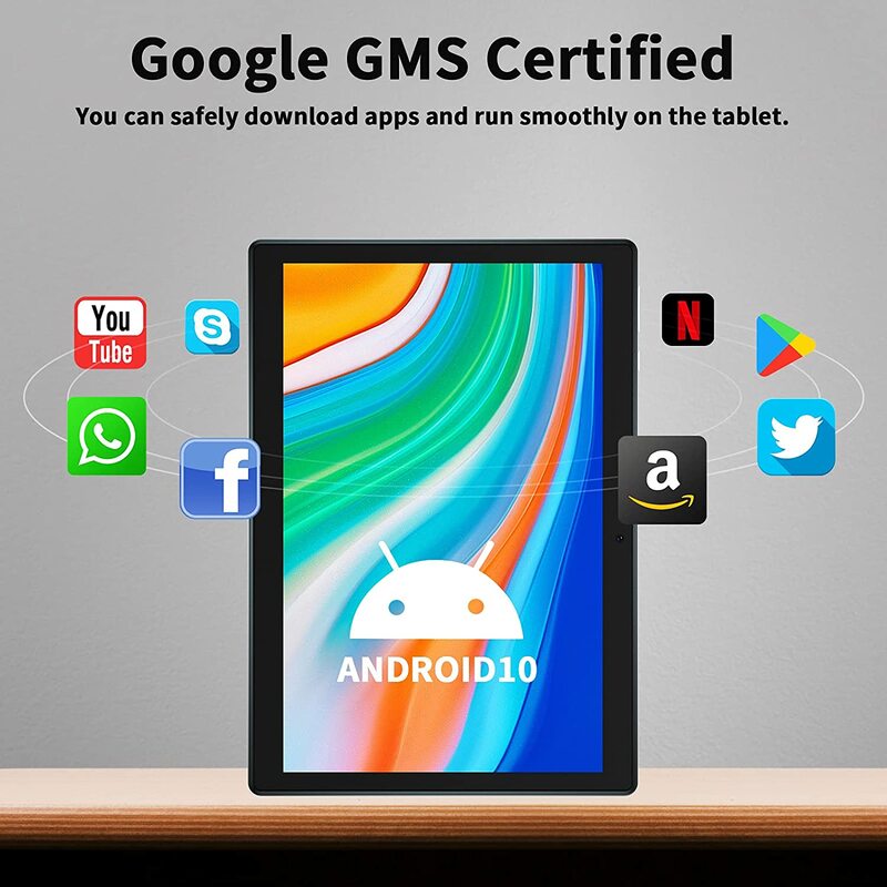 Nieuwste 10 Inch Tablet Pc 8Gb Ram 128Gb Rom Octa Core 1920X1200 Ips 5G Wifi tabletten Android 10.1 "Планшет Bluetooth Gift Pad
