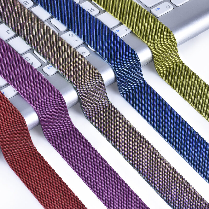 Milanese Schleife Armband strap für Apple Armband 4 5 44/40mm Edelstahl band für iwatch serie 3 2 1 42/38mm band Zubehör