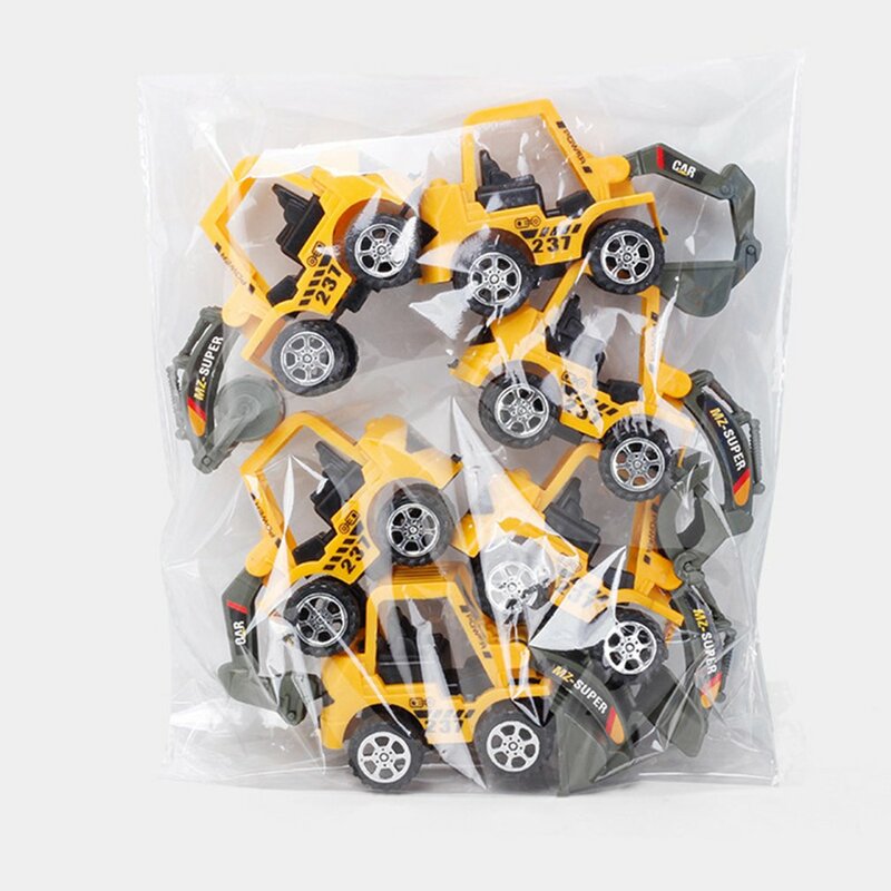 New Boy Toy Car Excavator Color Random Child Inertia Model Engineering Car Gift Supermarket Gift Excavator