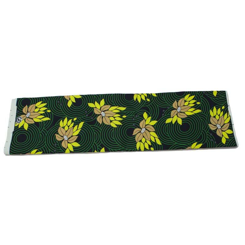 Ancara tecido cera real africano impressão 2020 de alta qualidade flores impressão garantida verdadeira cera tecido poliéster macio