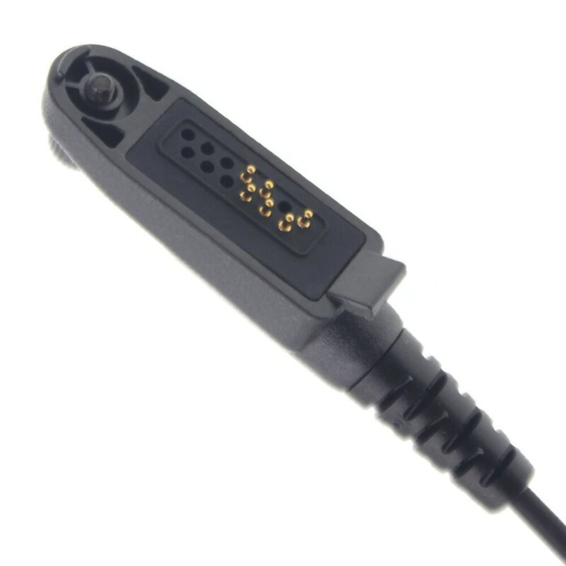 Fone de ouvido tipo g, grosso, trançado, fio, walkie talkie, para uniwa b8000, portátil, transceptor