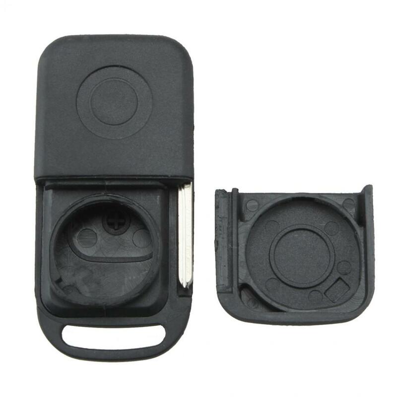 Hoogwaardige 2 Knoppen Duurzaam Vouwwagen Key Remote Fob Shell Case Vervanging Met Ongesneden Auto Flip Sleutel Geschikt Voor Benz