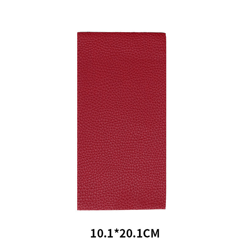 20X10Cm 12 kolor bez prasowania samoprzylepny na kanapie ubrania naprawy skórzane tkanina PU duże naklejki łatki Lychee wzór