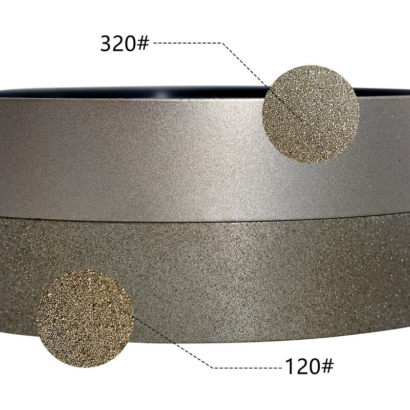 Disque de meulage diamant CBN, meules pour affûter la pierre métallique, meulage et traitement, 6 po