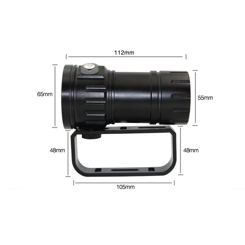 Светодиодный вспышка для подводного погружения и светильник 6x XHP70 / 90 светодиодный для фотостудии видеосъемки фотографирования светильник 20000LM подводный 100 м водонепроницаемый тактический фонарь лампа