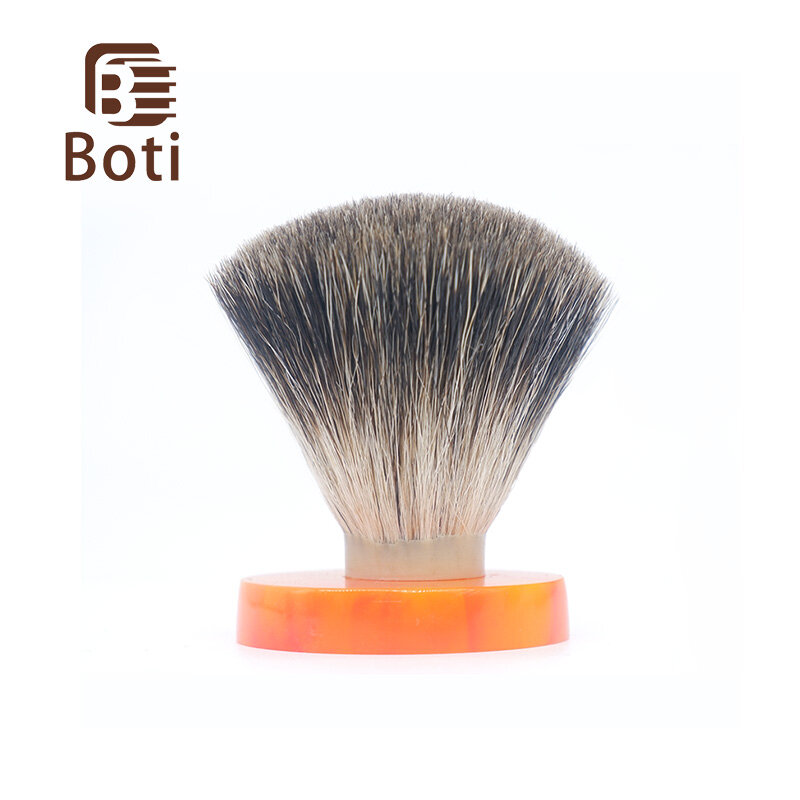 Boti-Kit de brochas de afeitar SHD Pure Mix para hombres, tejón, nudo de pelo hecho a mano, tipo abanico, Barba, necesidades diarias, herramientas