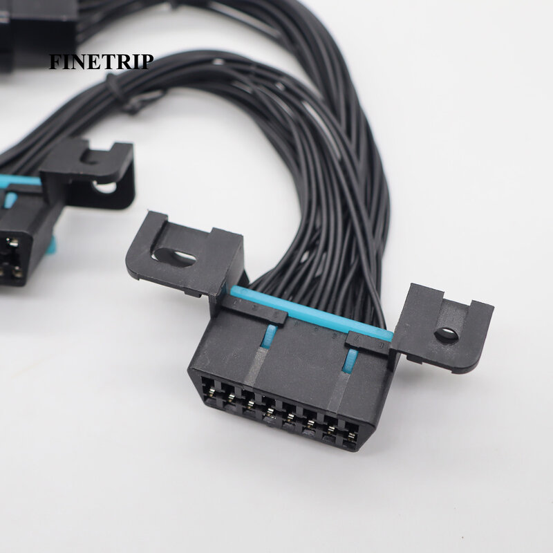 Диагностический соединительный кабель, разветвитель для всех автомобилей, от 1 до 2, OBD2, OBD II, Y, высокопроизводительные Инструменты для ремонта автомобилей