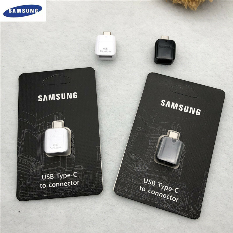 Original samsung USB 3.1 TYPE C OTG Data Adapter For Galaxy S8 S9 Plus Note 8 9 A8 2018 support pen drive/Keyboard/Mouse/U Disk