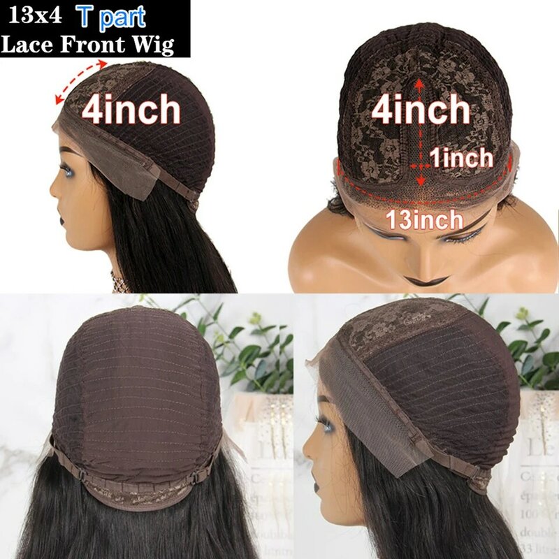 Parte centrale viola 180% densità 12-16 pollici taglio corto Bob serico dritto pizzo sintetico parrucche anteriori per donne nere fibra di calore
