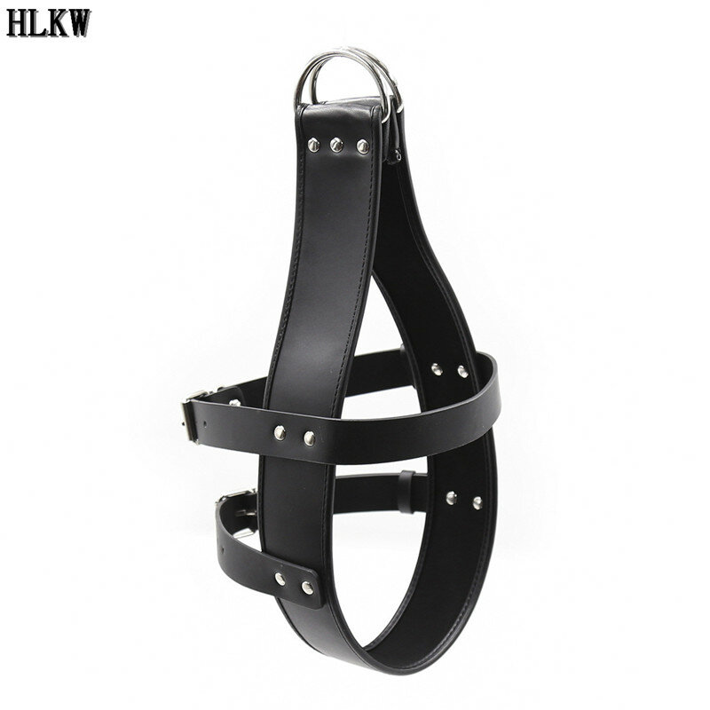 Fixed Sexy Leather Hood Sex Bondage Mask Adult Sex Toys Adults Role Cosplay Mask Toy Adults Costume