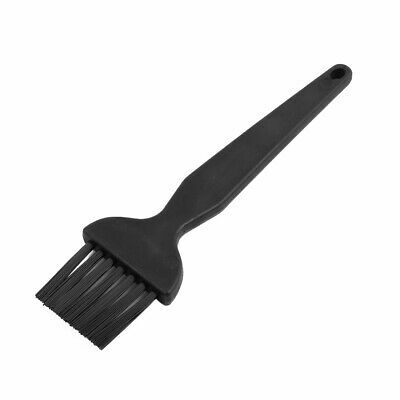 Plastic Flat Handle Anti Static ESD PCB Cleaning Brush Black 3cmx2.5cmm
