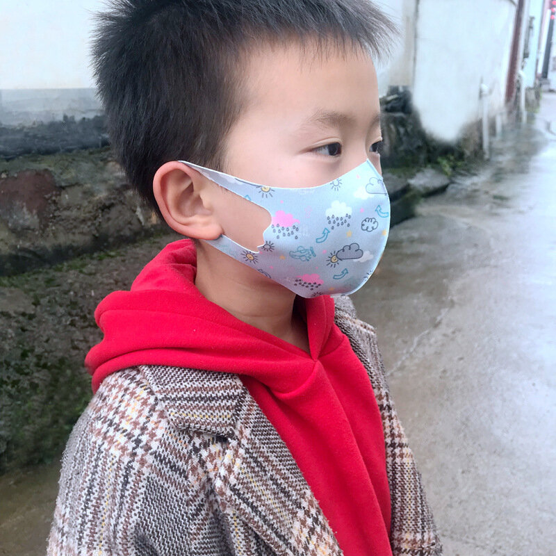3pcs Anti Pollution PM2.5 Mouth ashable Reusable Masks Cotton Unisex child Mouth Muffle for Allergy/Asthma/Travel masks virus