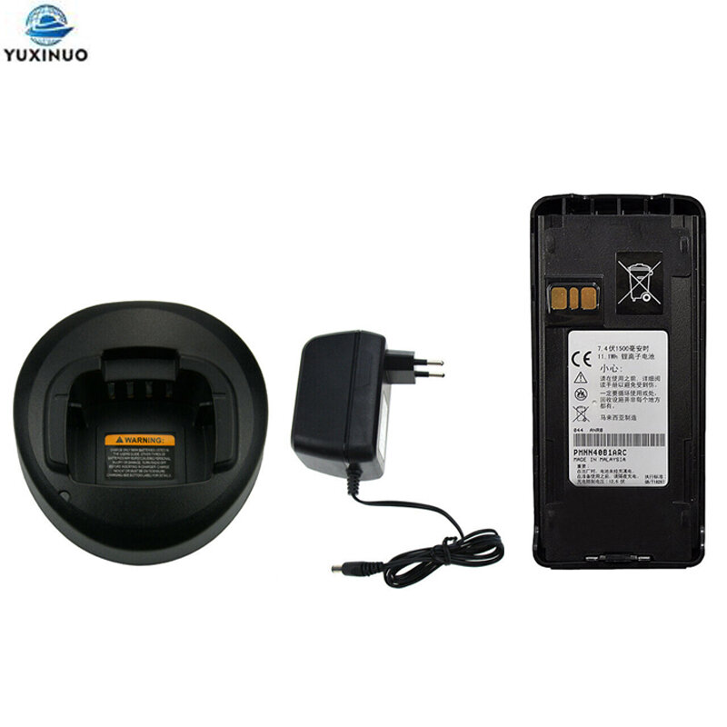 Batterie aste PMNN4081AR + chargeur PMLN5228A, pour Motorola CP1200 CP1600 CP1660 CPlingCP1200 CP1308 EP350 CP185 Radio