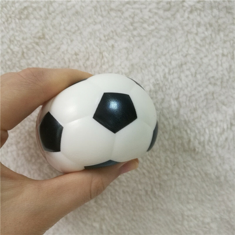 لعب كرة القدم الإجهاد الكرة لينة رغوة كرات مطاطية ضغط اسفنجي الإجهاد تخفيف لعب للأطفال الأطفال 6.3 سنتيمتر/10 سنتيمتر