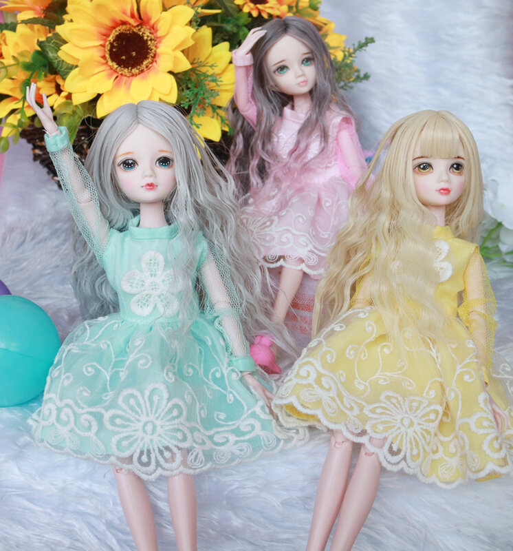 1/6 28cm Blyth Doll Joint Body Fashion Girl Dolls Handmade Bjd Doll Full Set 14 Jointed Doll Children Toys for Girl Gift
