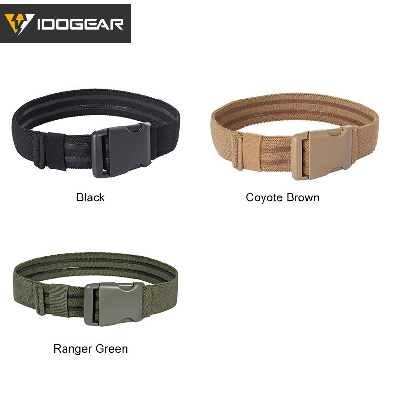 IDOGEAR-Tactical Thigh Strap, elástico para coldre de coxa, Molle Belt, Leg Hanger
