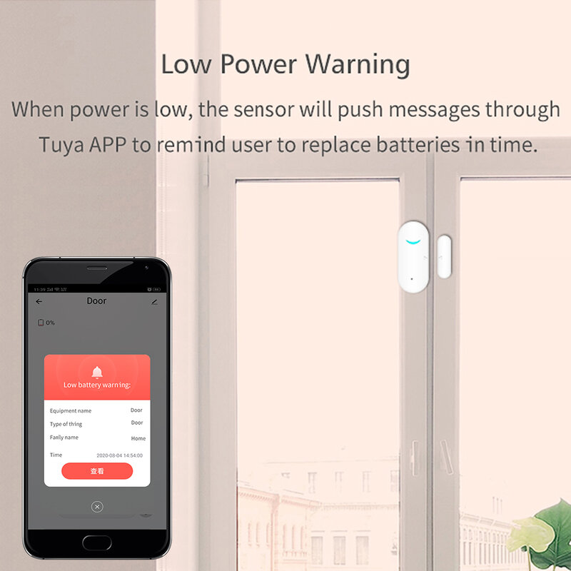 Tür sensor Smart Wifi Fenster detektor drahtlose Tür öffnen schließen Sensor Hauss icherheit liefert