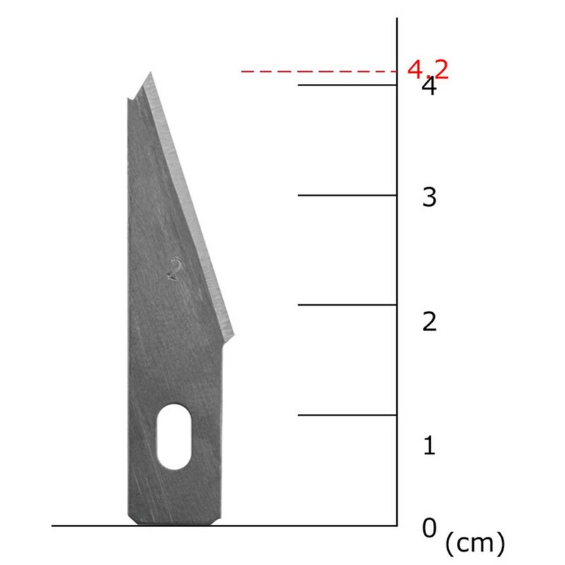 100 buah pisau ukiran baja pemotong logam DIY kertas kayu plastik kain kulit PCB alat tangan kerajinan pengganti ukiran