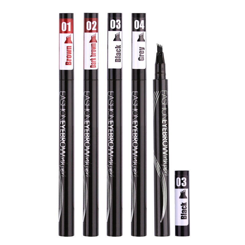 4D Экологичная ручка для имитации бровей, натуральная водостойкая стойкая тату-ручка для бровей 4D, жидкая косметика для ленивых бровей