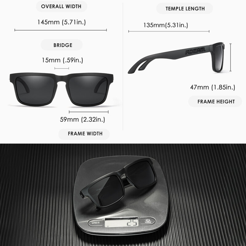 KDEAM-gafas de sol polarizadas cuadradas para hombre, lentes de sol polarizadas con revestimiento de estilo de vida al aire libre, nuevos colores a juego con caja, 2022