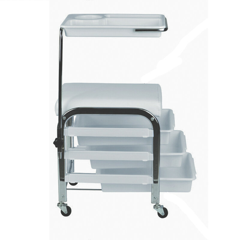 Mobilna stacja Manicure Pedicure stołek paznokci krzesło wózek Rolling taca wózek wyposażenie do salonu kosmetycznego