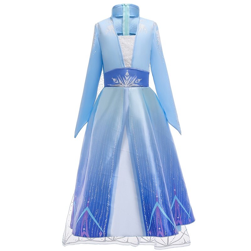 Cosplay królowa Elsa sukienki Elsa Elza kostiumy księżniczka Anna sukienka dla dziewczynek Party Vestidos Fantasia dzieci dziewczyny odzież Elsa zestaw