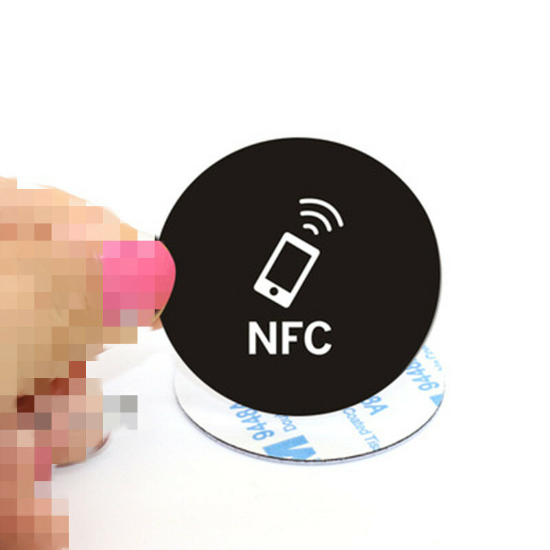 Stiker NFC 13.56Mhz S50 Ditulis IC UID Anti Logam Gangguan Kartun Kategori Stiker Kartu Proximity Label RFID NFC mesin Fotokopi