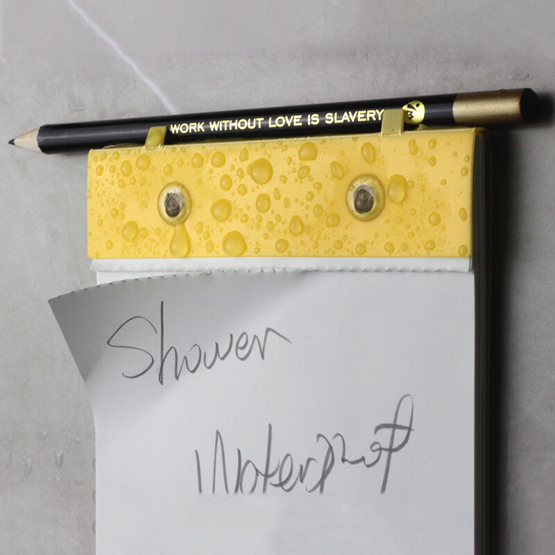 Buku catatan Shower tahan air Notepad masak di papan Shower Shower Whiteboard kamar mandi Notepad catatan mandi Aquanotes