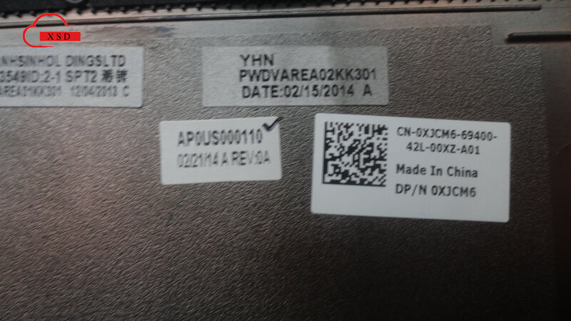 ใหม่ Original แล็ปท็อปสีดำ/สีเทาด้านล่างฐานเข้าถึงสำหรับ Dell Alienware M14X 14 R1 R3 0XJCM6 CN-0XJCM6 XJCM6