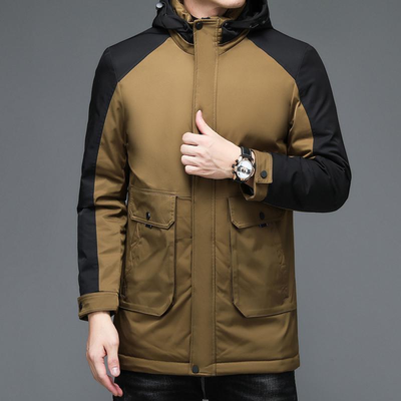Superior grau novo designer marca casual moda rua jaqueta de inverno dos homens duck down blusão puffer casacos roupas dos homens 2021 L-4Xl