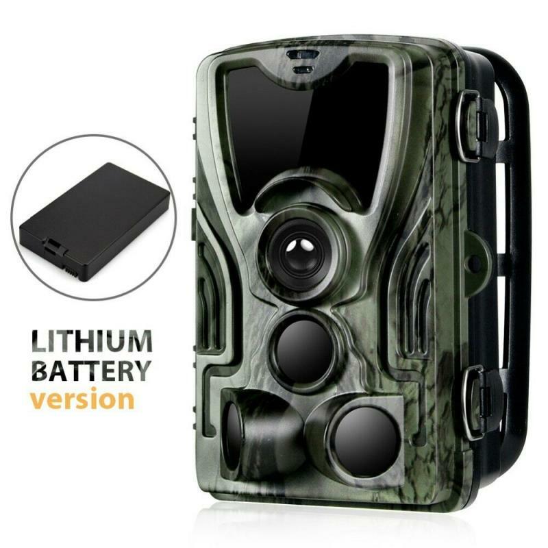Cámara de rastreo para caza al aire libre, dispositivo impermeable IP65 con batería de litio de 1080 MAh, 20MP, 5000 P, trampas para fotos, vigilancia salvaje