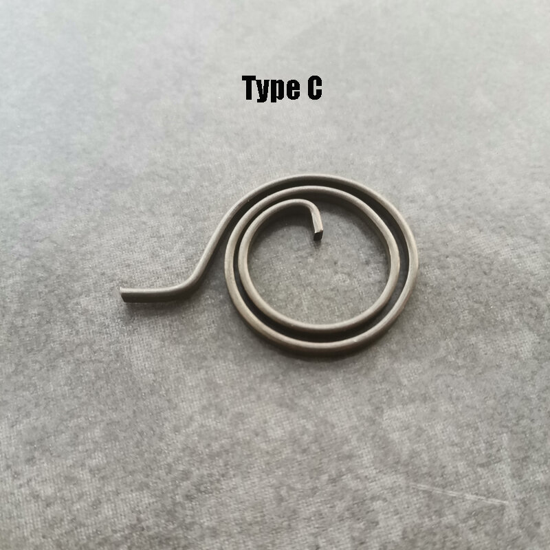 Poignée de serrure de porte à fil plat, bobine à ressort pour porte Type A Type B Type C, 28mm