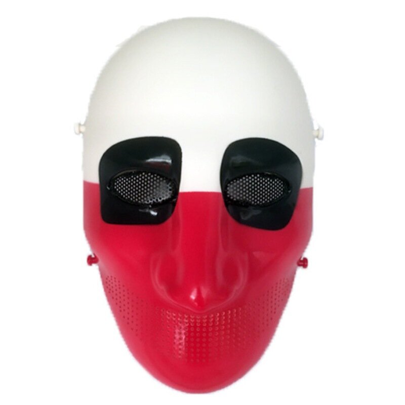ZJZ09 Payday Clown Militärische Taktische Schädel Full Face Maske CS Wargame Halloween Cosplay Partei Paintball Airsoft Schutz Maske